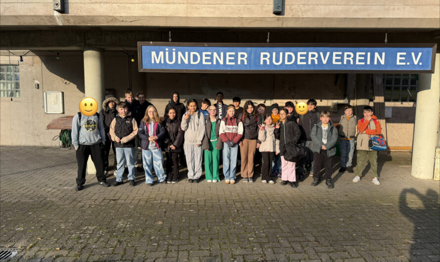 Erfolgreiche Teilnahme am Wettbewerb „Deutschlands schnellste Klasse – Rudern für Toleranz“